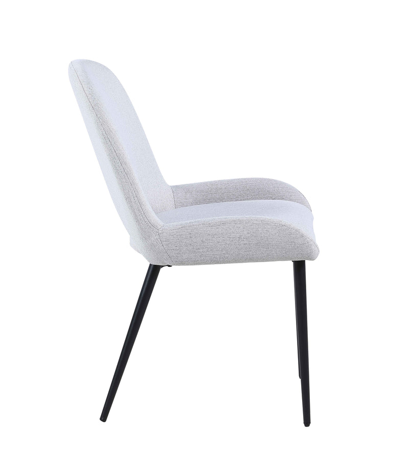 MARJORIE Contemporary Side Chair w/ Bucket Seat