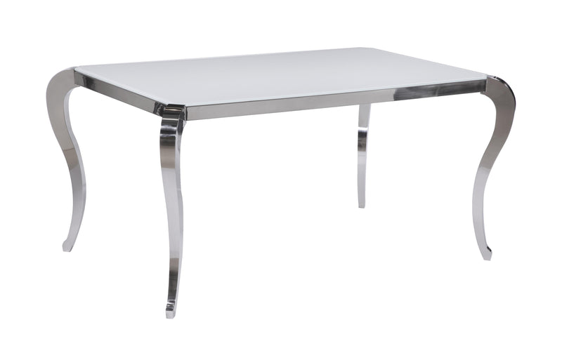 TERESA Super White Starphire Glass Dining Table