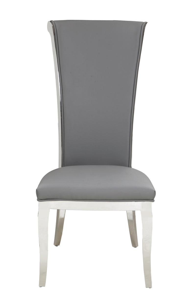 JOY Contemporary Tall Roll Back Side Chair