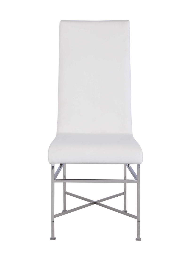 KENDALL Contemporary Side Chair w/ Steel Frame