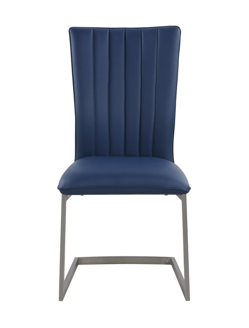 EILEEN-SC Contemporary Channel Back Cantilever Side Chair
