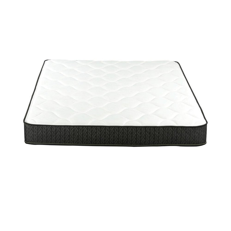 Santa Barbara Twin Mattress White and Charcoal