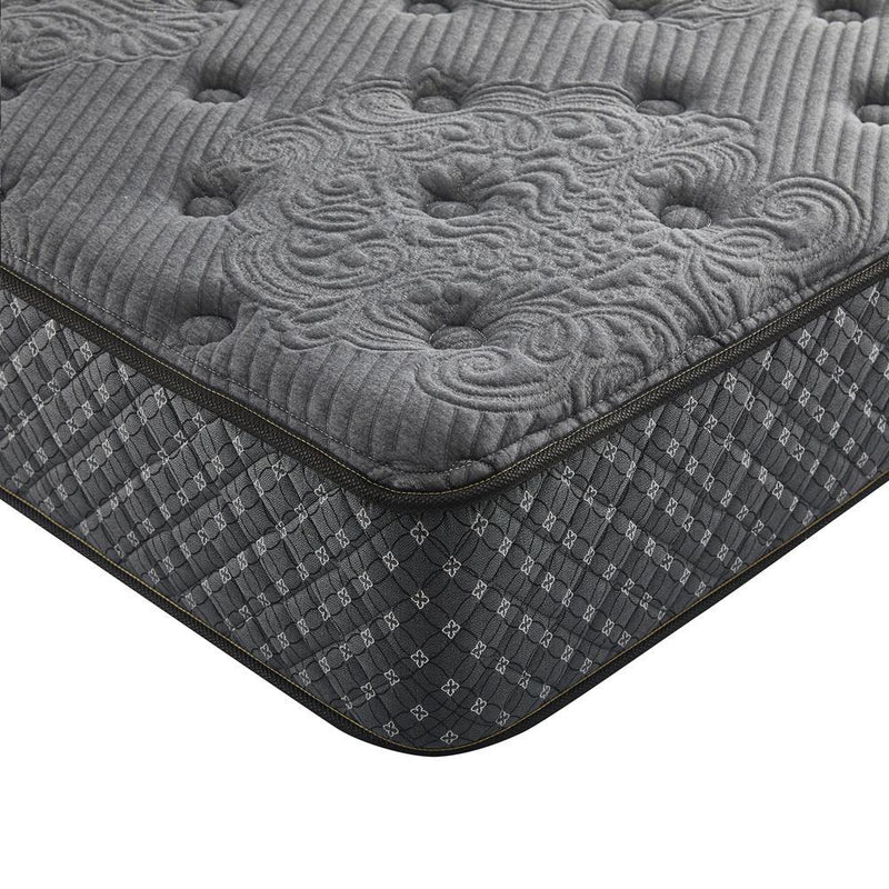 Bellamy 12" Eastern King Mattress Grey and Black