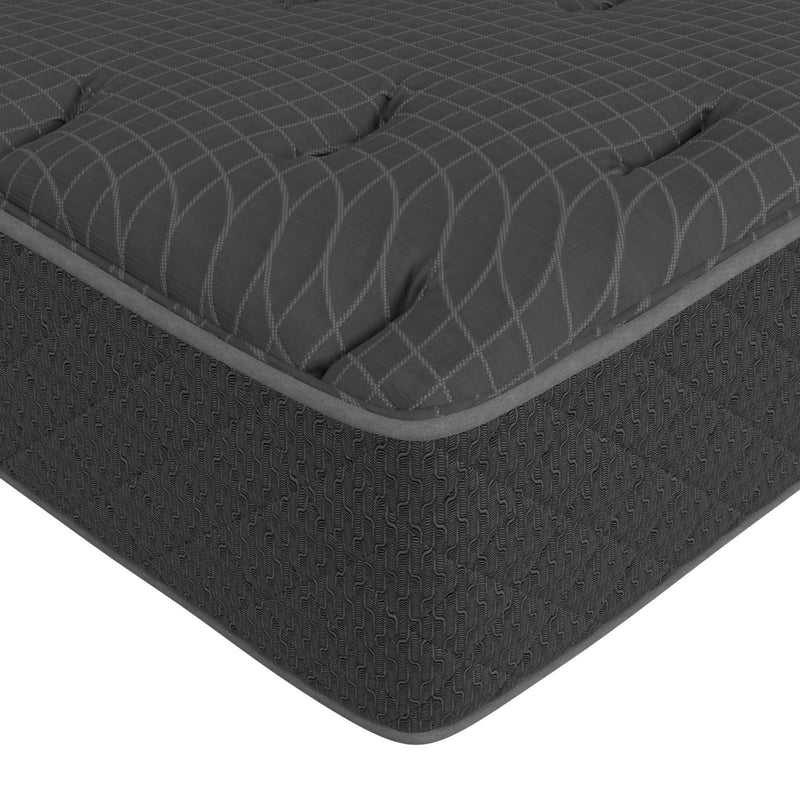 Jayden 15.5" Eastern King Mattress Grey and Black