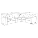 Ashford Fold-Out Sleeper Sectional Sofa