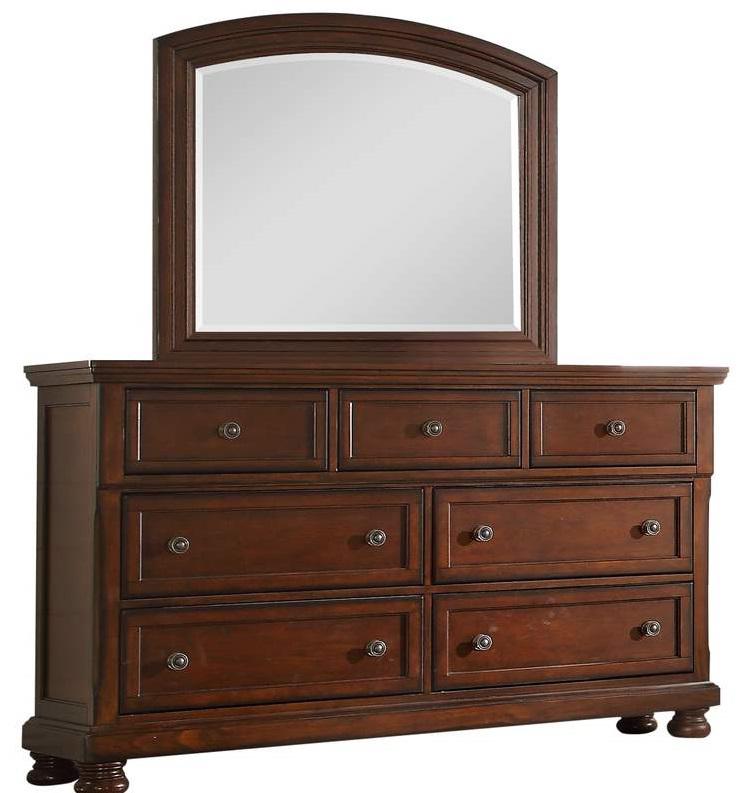 Galaxy Home Austin 7 Drawer Dresser in Dark Walnut GHF-808857992352