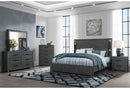 CYPRESS DARK GREY KING BED GROUP