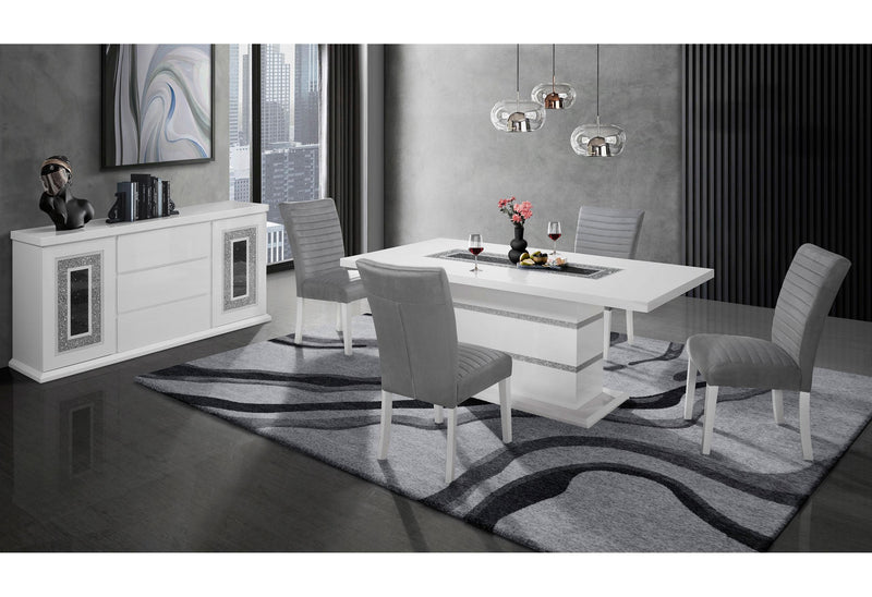 MONACO WHITE DINING TABLE + MONACO 03 DC image