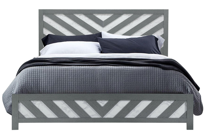 MICAH GREY KING BED
