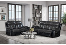 U5050 BLANCHE CHARCOAL/BLACK-POWER RECLINING SOFA/'POWER RECLINING LOVESEAT
