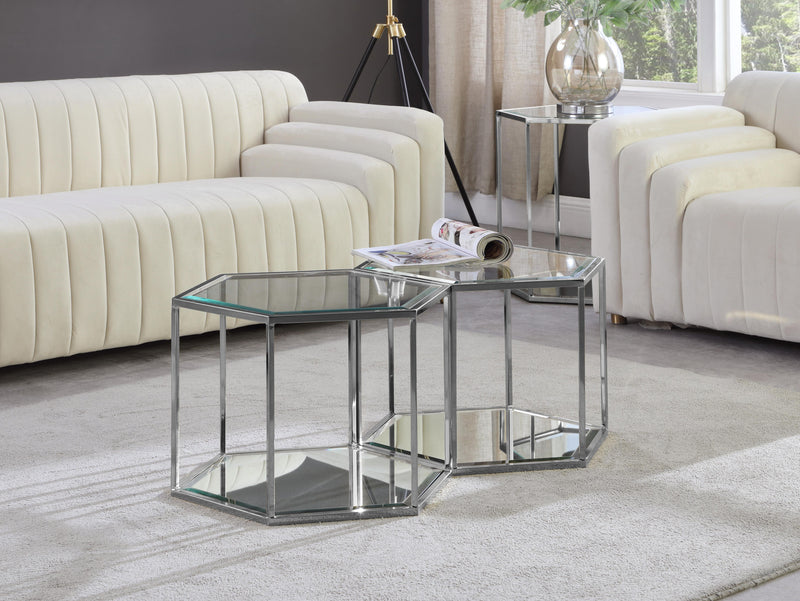 Sei Chrome Coffee Table