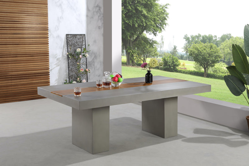 Rio Light Grey Concrete Cement Dining Table (3 Boxes)