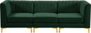 Alina Green Velvet Modular Sectional