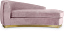 Julian Pink Velvet Chaise