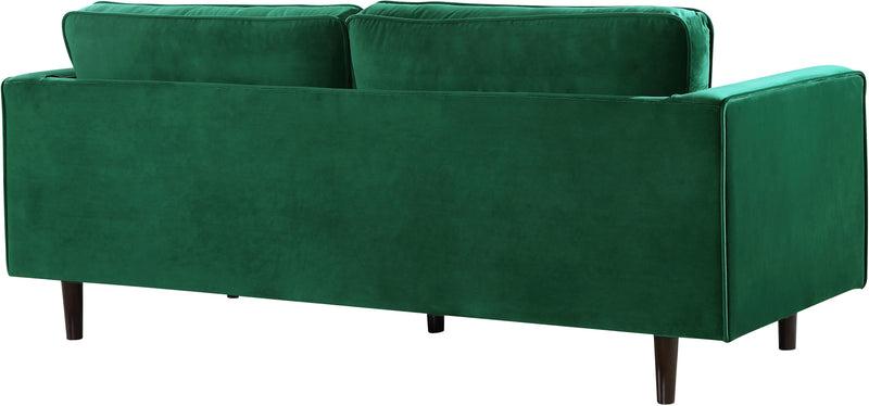 Emily Green Velvet Loveseat