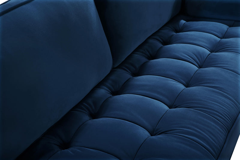 Emily Navy Velvet Sofa