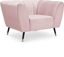 Beaumont Pink Velvet Chair
