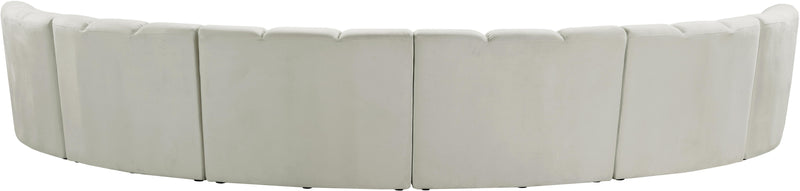 Infinity Cream Velvet 6pc. Modular Sectional