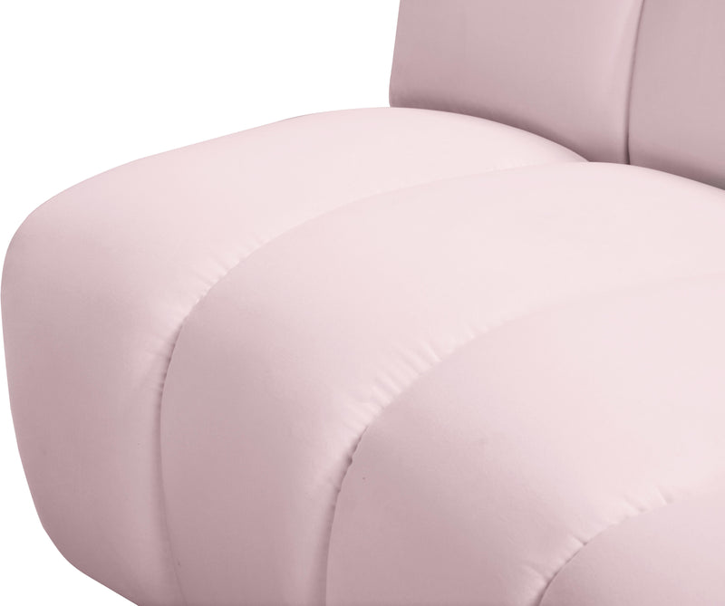 Infinity Pink Velvet 8pc. Modular Sectional