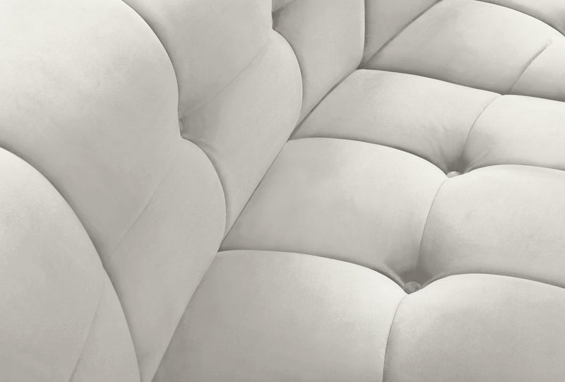 Limitless Cream Velvet Modular Chair