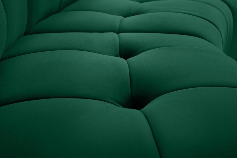 Limitless Green Velvet Modular Chair