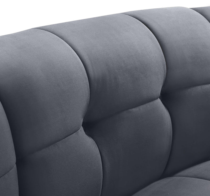 Limitless Grey Velvet Modular Chair