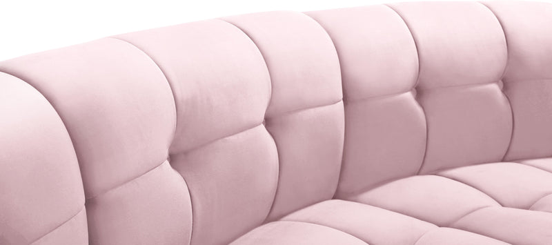 Limitless Pink Velvet 12pc. Modular Sectional