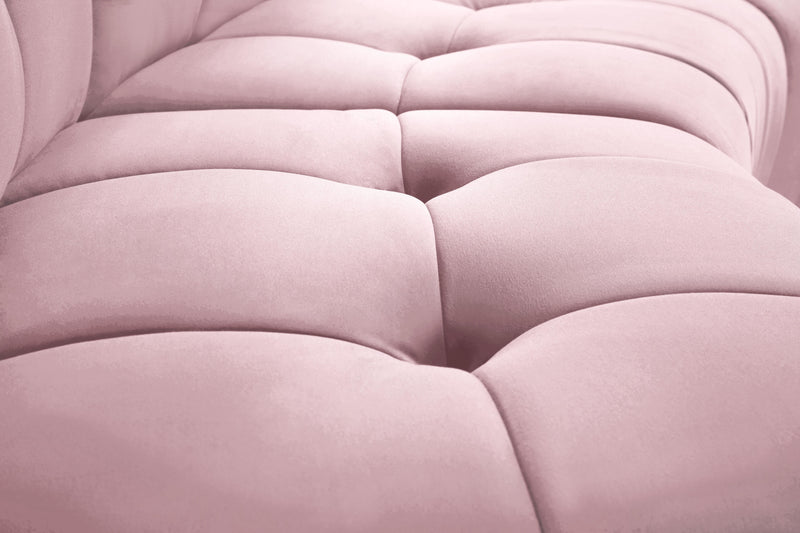 Limitless Pink Velvet 12pc. Modular Sectional