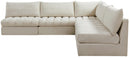 Jacob Cream Velvet Modular Sectional