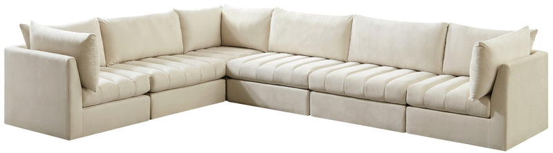 Jacob Cream Velvet Modular Sectional