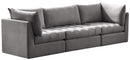 Jacob Grey Velvet Modular Sofa