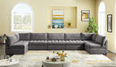 Jacob Grey Velvet Modular Sectional