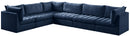 Jacob Navy Velvet Modular Sectional