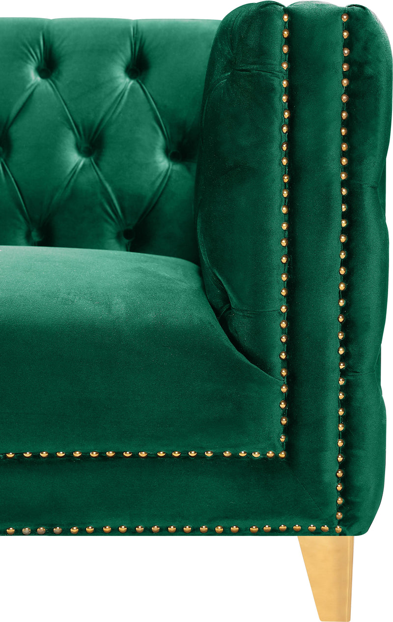 Michelle Green Velvet Chair