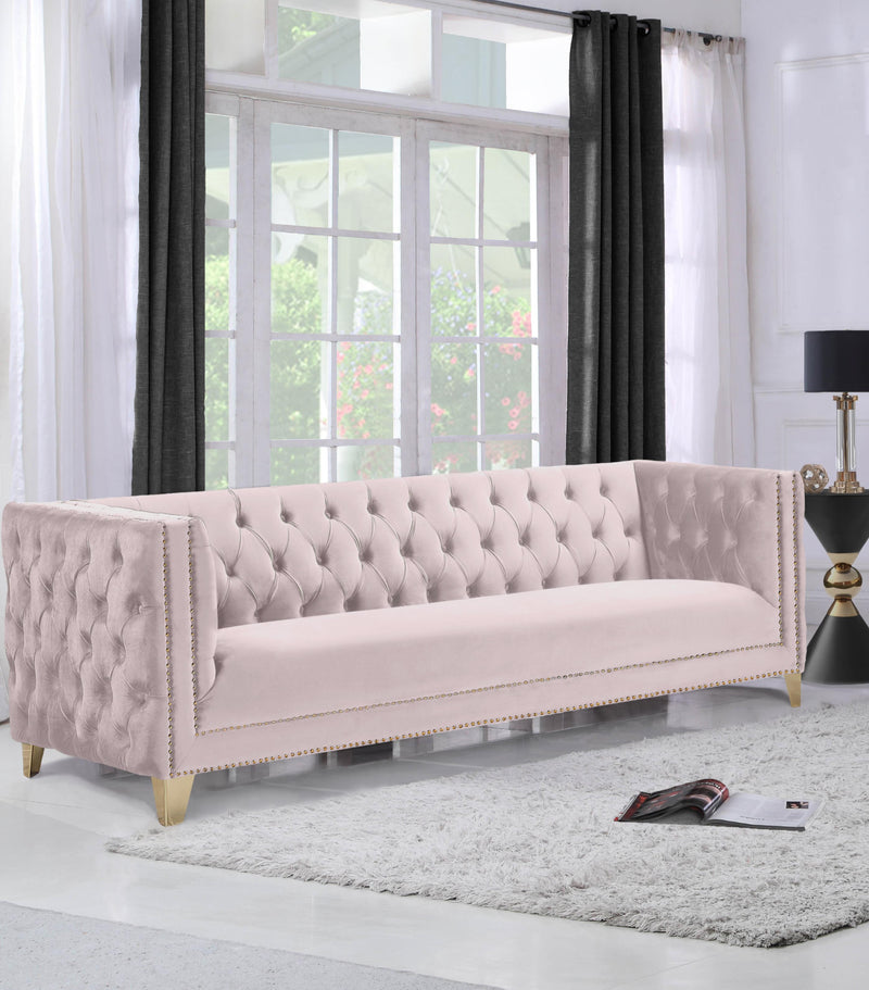 Michelle Pink Velvet Sofa