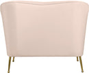 Hermosa Pink Velvet Chair