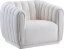Dixie Cream Velvet Chair