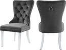 Miley Grey Velvet Dining Chair