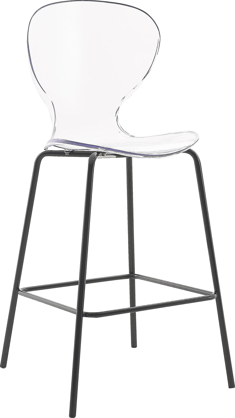 Clarion Matte Black Stool