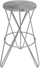 Mercury Silver Bar Stool