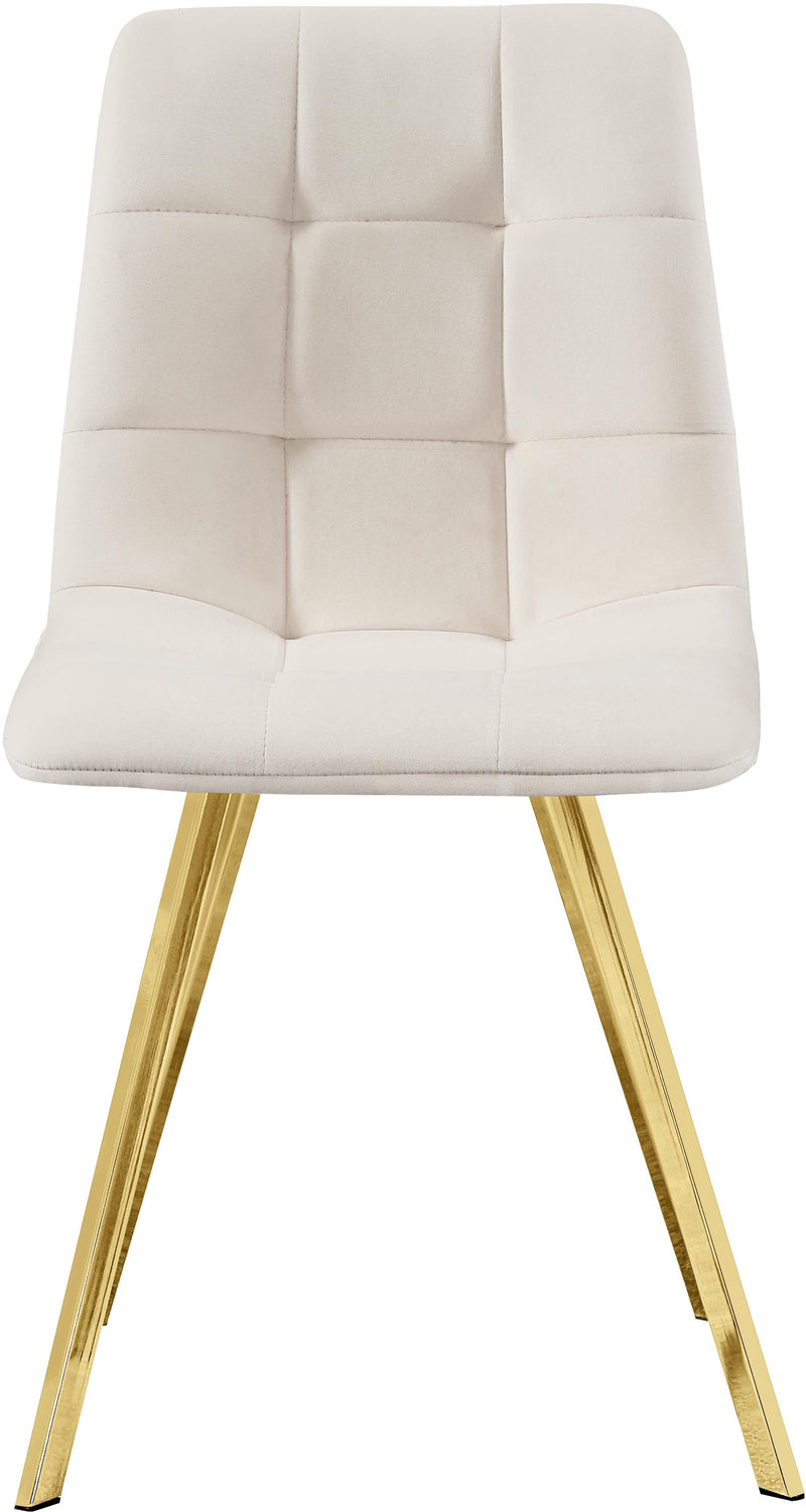 Annie Cream Velvet Dining Chair