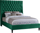 Fritz Green Velvet Full Bed