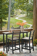 Shoreline Beach Outdoor Counter Table and 2 Barstools