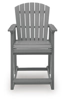 Sanctuary Beach Outdoor Counter Height Bar Stool (Set of 2)