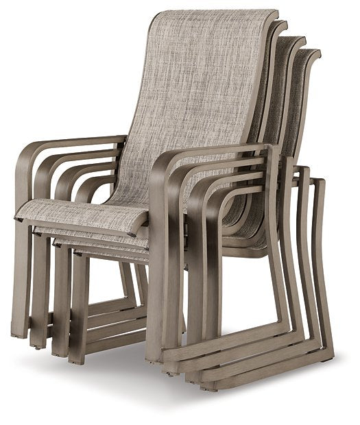 Beach Front Sling Arm Chair (Set of 4)