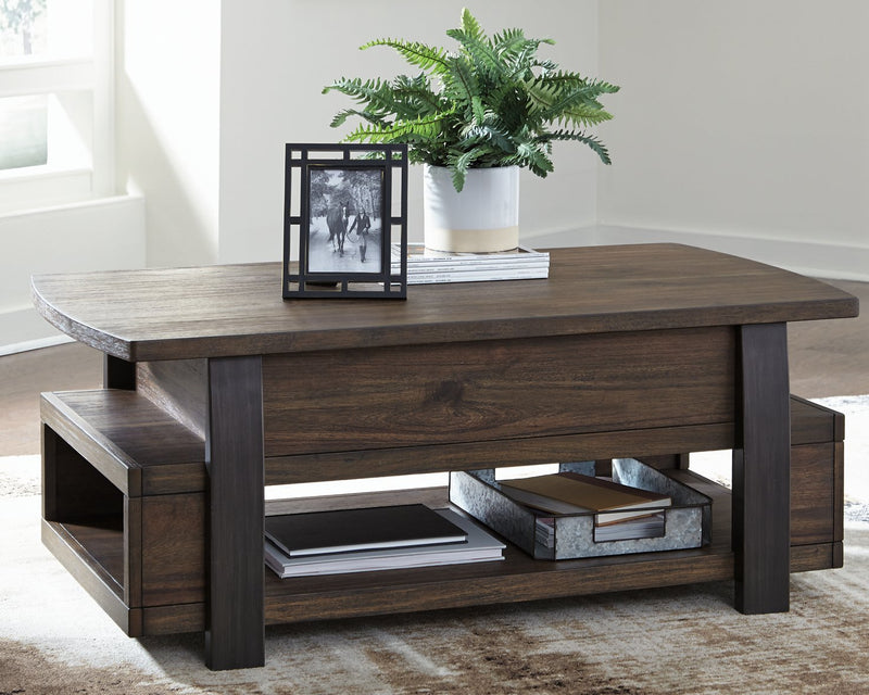 Vailbry Coffee Table with Lift Top