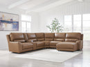 DeepWakes Power Reclining Sectional with Chaise