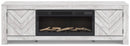 Cayboni 71" TV Stand with Electric Fireplace