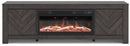 Cayboni 71" TV Stand with Electric Fireplace