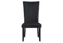 D02 DINING TABLE + 6 D03 BLACK DINING CHAIRS